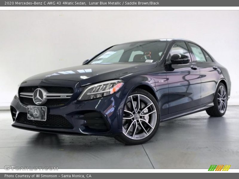 Front 3/4 View of 2020 C AMG 43 4Matic Sedan