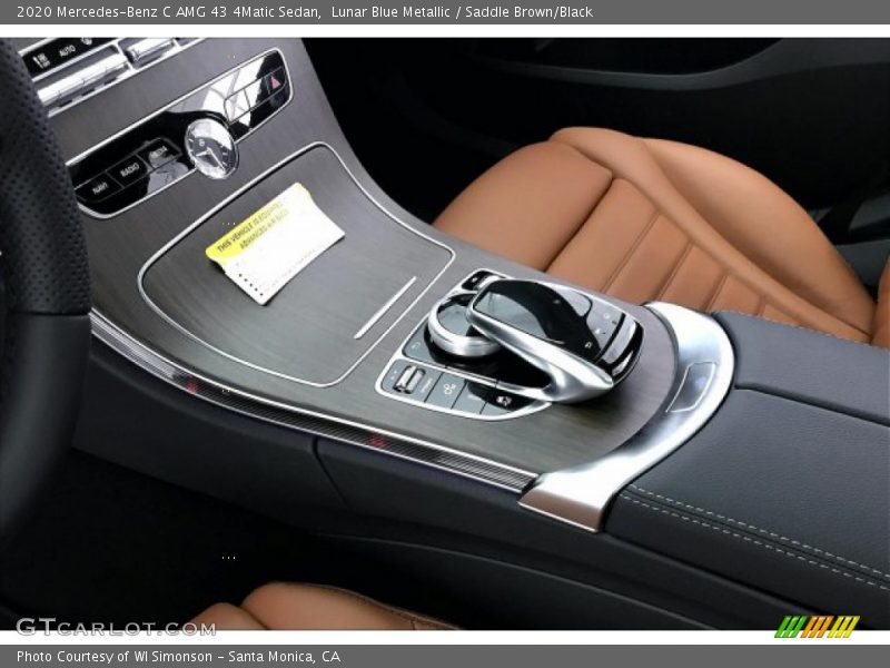 Lunar Blue Metallic / Saddle Brown/Black 2020 Mercedes-Benz C AMG 43 4Matic Sedan