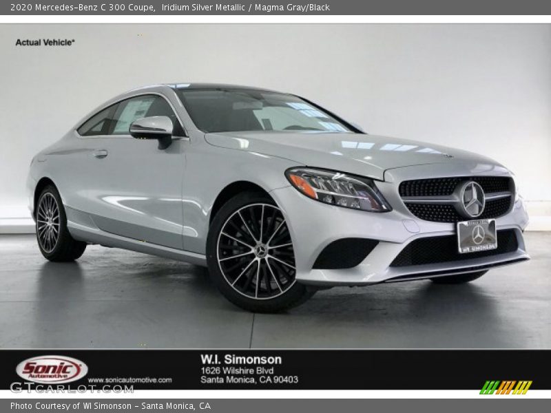 Iridium Silver Metallic / Magma Gray/Black 2020 Mercedes-Benz C 300 Coupe