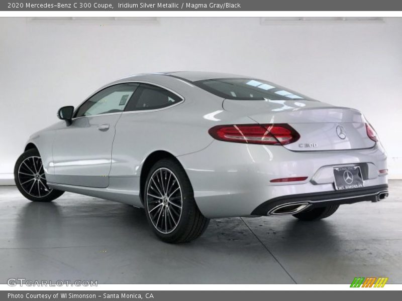 Iridium Silver Metallic / Magma Gray/Black 2020 Mercedes-Benz C 300 Coupe