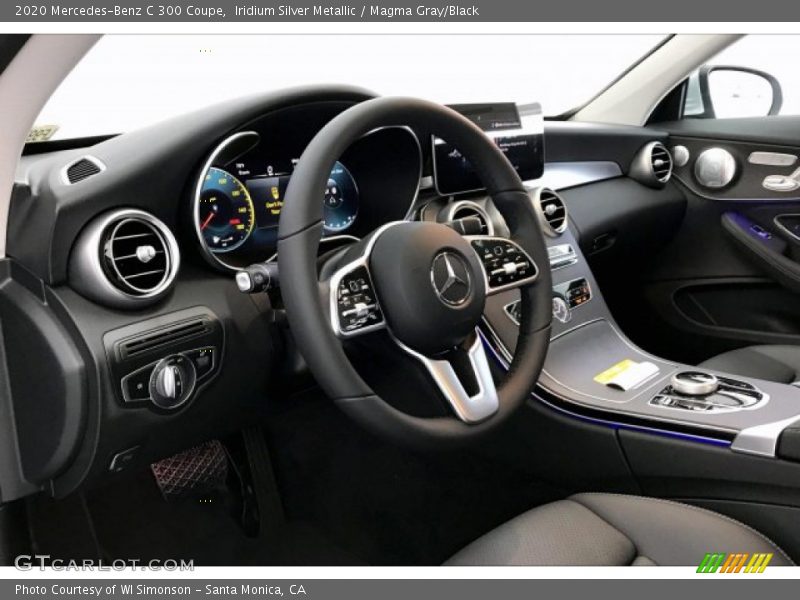 Iridium Silver Metallic / Magma Gray/Black 2020 Mercedes-Benz C 300 Coupe