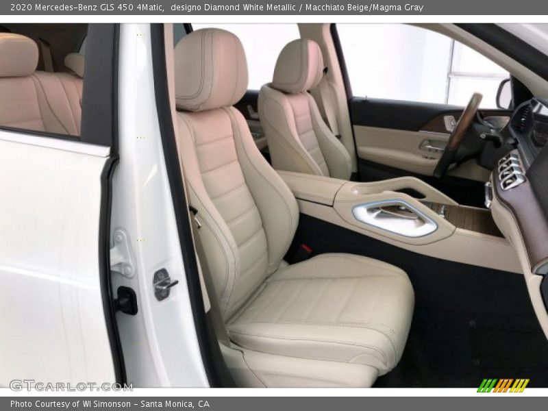 designo Diamond White Metallic / Macchiato Beige/Magma Gray 2020 Mercedes-Benz GLS 450 4Matic