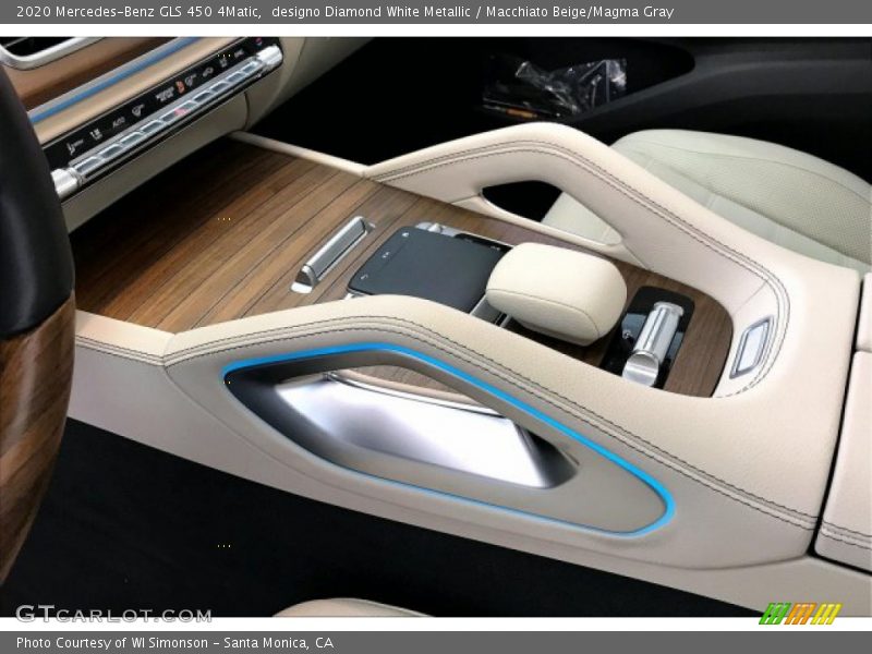 designo Diamond White Metallic / Macchiato Beige/Magma Gray 2020 Mercedes-Benz GLS 450 4Matic