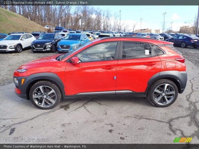  2020 Kona Ultimate AWD Sunset Orange
