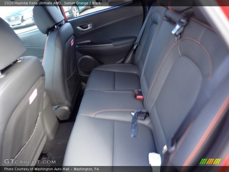 Sunset Orange / Black 2020 Hyundai Kona Ultimate AWD
