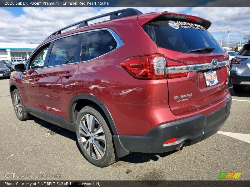 Crimson Red Pearl / Slate 2020 Subaru Ascent Premium