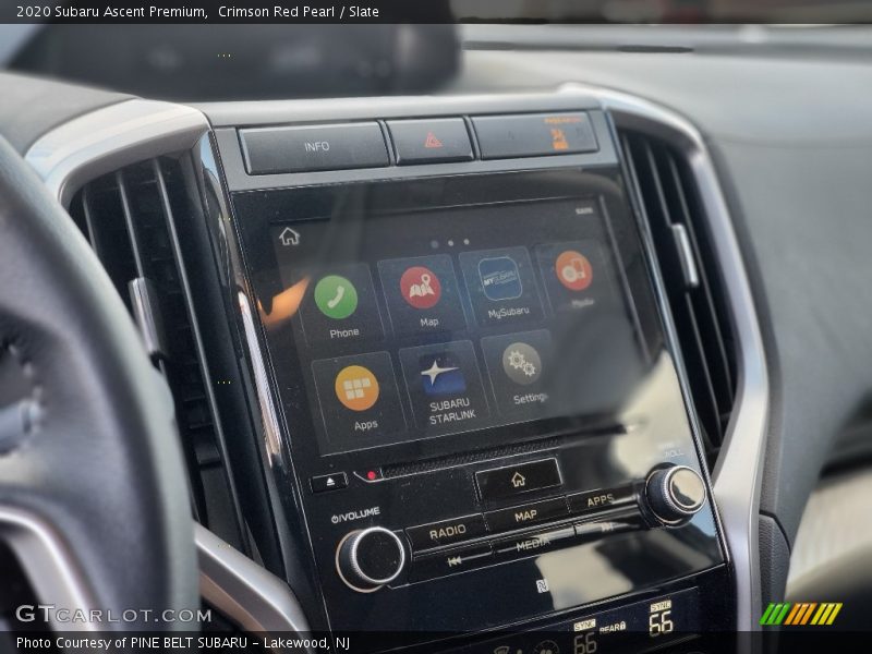 Crimson Red Pearl / Slate 2020 Subaru Ascent Premium