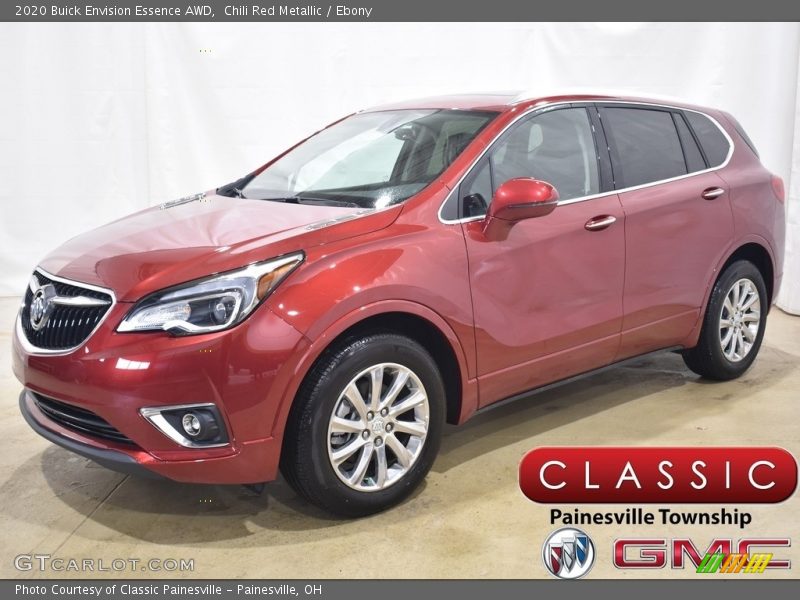 Chili Red Metallic / Ebony 2020 Buick Envision Essence AWD