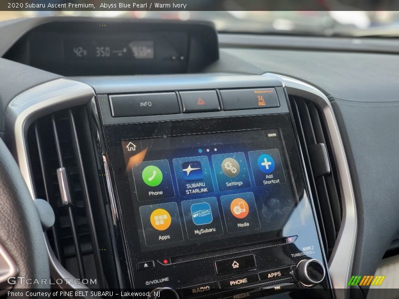 Abyss Blue Pearl / Warm Ivory 2020 Subaru Ascent Premium