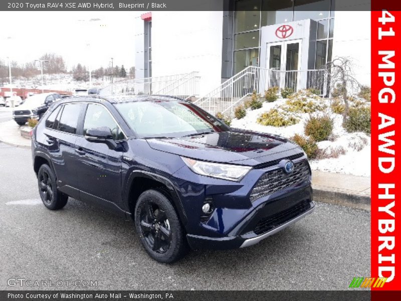 Blueprint / Black 2020 Toyota RAV4 XSE AWD Hybrid