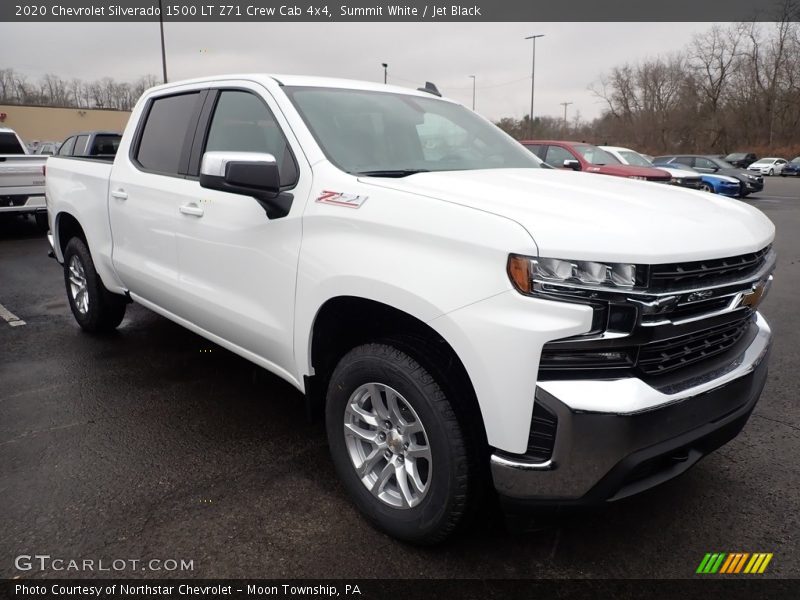 Summit White / Jet Black 2020 Chevrolet Silverado 1500 LT Z71 Crew Cab 4x4