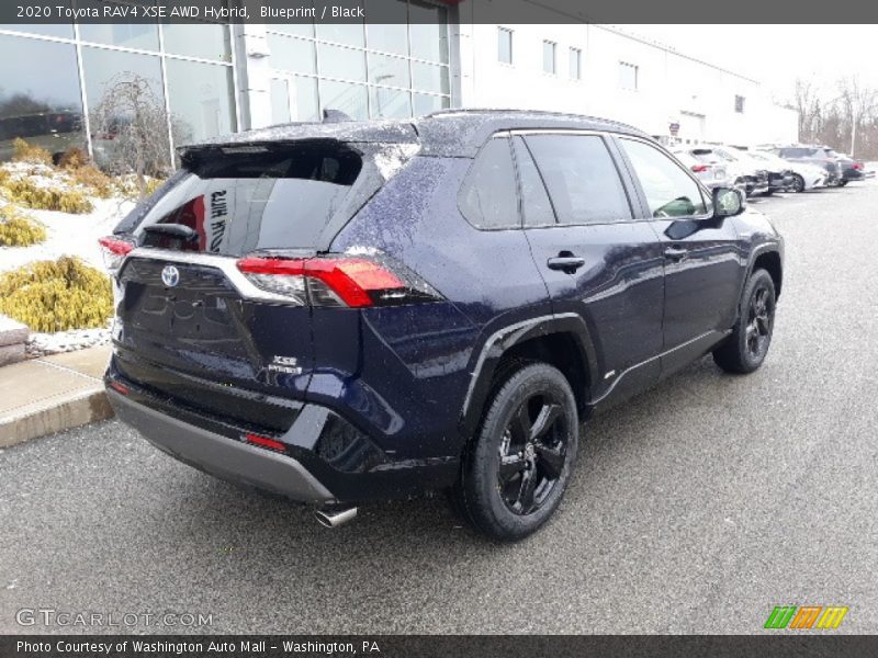 Blueprint / Black 2020 Toyota RAV4 XSE AWD Hybrid