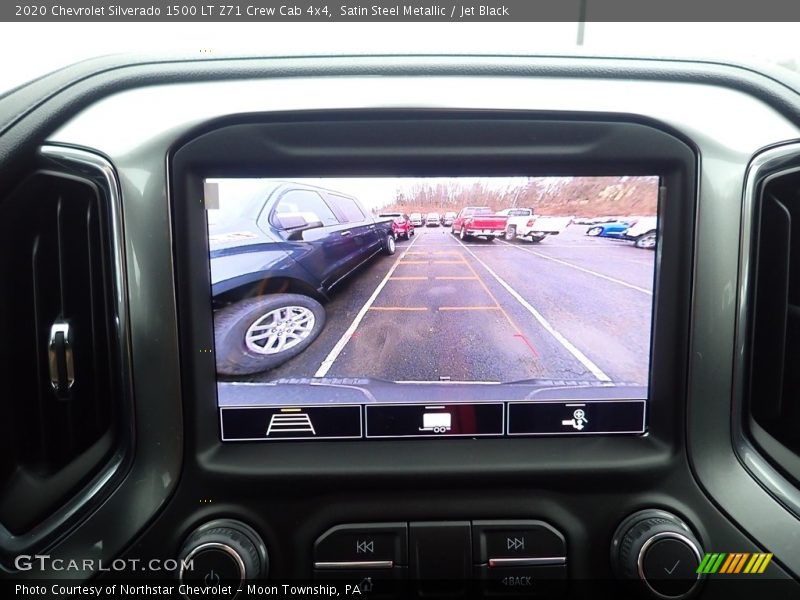 Satin Steel Metallic / Jet Black 2020 Chevrolet Silverado 1500 LT Z71 Crew Cab 4x4