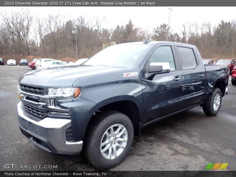 Shadow Gray Metallic / Jet Black 2020 Chevrolet Silverado 1500 LT Z71 Crew Cab 4x4