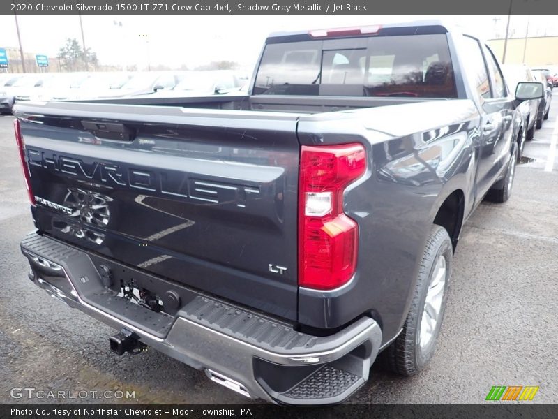 Shadow Gray Metallic / Jet Black 2020 Chevrolet Silverado 1500 LT Z71 Crew Cab 4x4