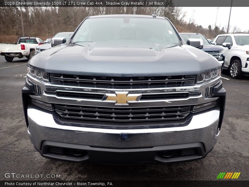 Shadow Gray Metallic / Jet Black 2020 Chevrolet Silverado 1500 LT Z71 Crew Cab 4x4