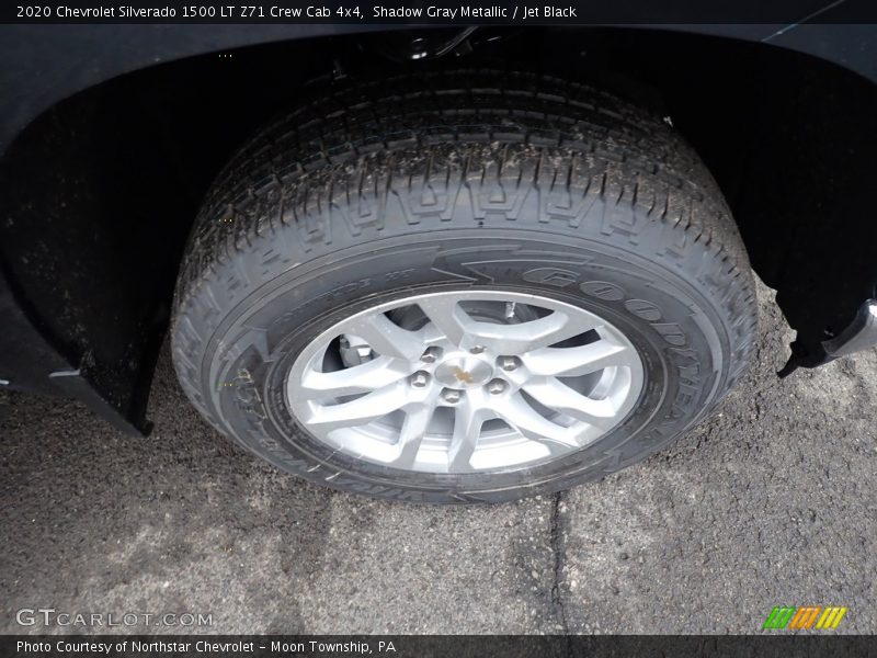 Shadow Gray Metallic / Jet Black 2020 Chevrolet Silverado 1500 LT Z71 Crew Cab 4x4