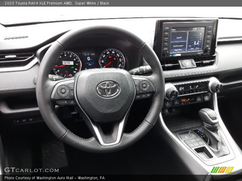Super White / Black 2020 Toyota RAV4 XLE Premium AWD