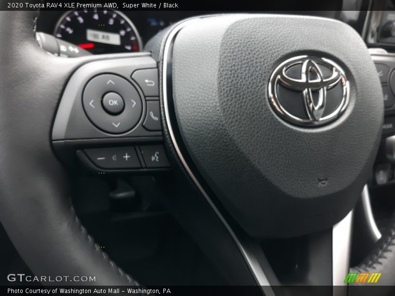 Super White / Black 2020 Toyota RAV4 XLE Premium AWD