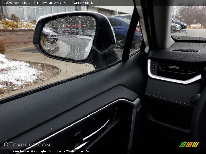 Super White / Black 2020 Toyota RAV4 XLE Premium AWD
