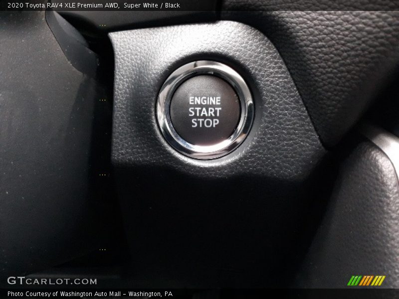 Super White / Black 2020 Toyota RAV4 XLE Premium AWD