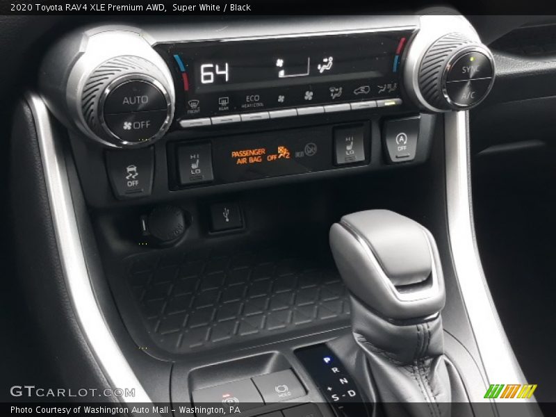Super White / Black 2020 Toyota RAV4 XLE Premium AWD