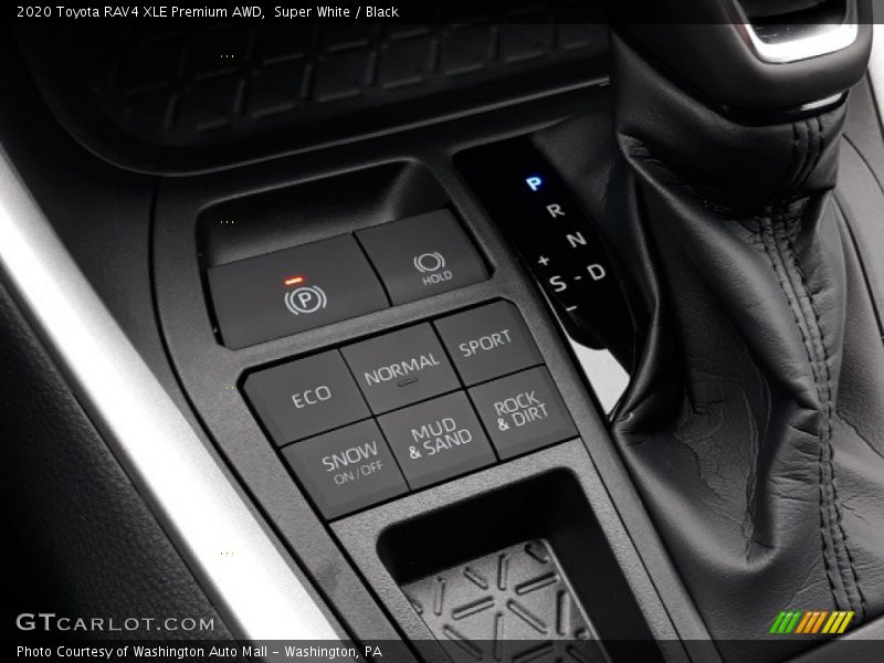 Super White / Black 2020 Toyota RAV4 XLE Premium AWD