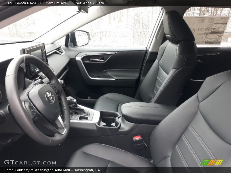 Super White / Black 2020 Toyota RAV4 XLE Premium AWD