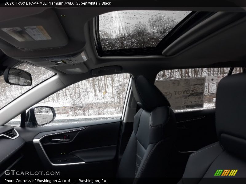 Super White / Black 2020 Toyota RAV4 XLE Premium AWD