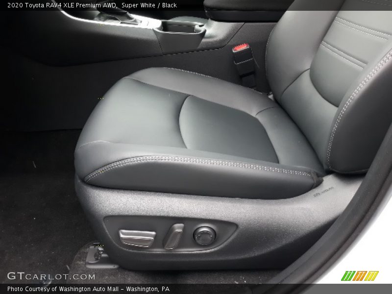 Super White / Black 2020 Toyota RAV4 XLE Premium AWD
