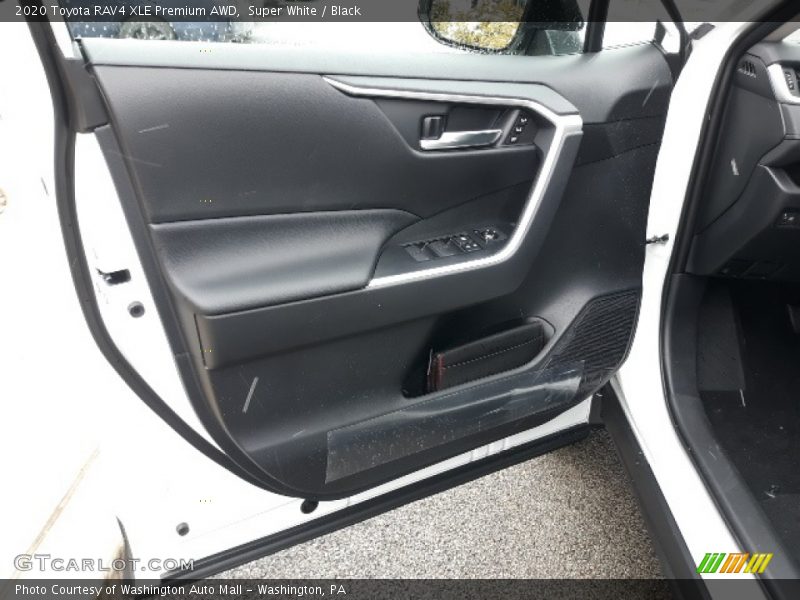 Super White / Black 2020 Toyota RAV4 XLE Premium AWD