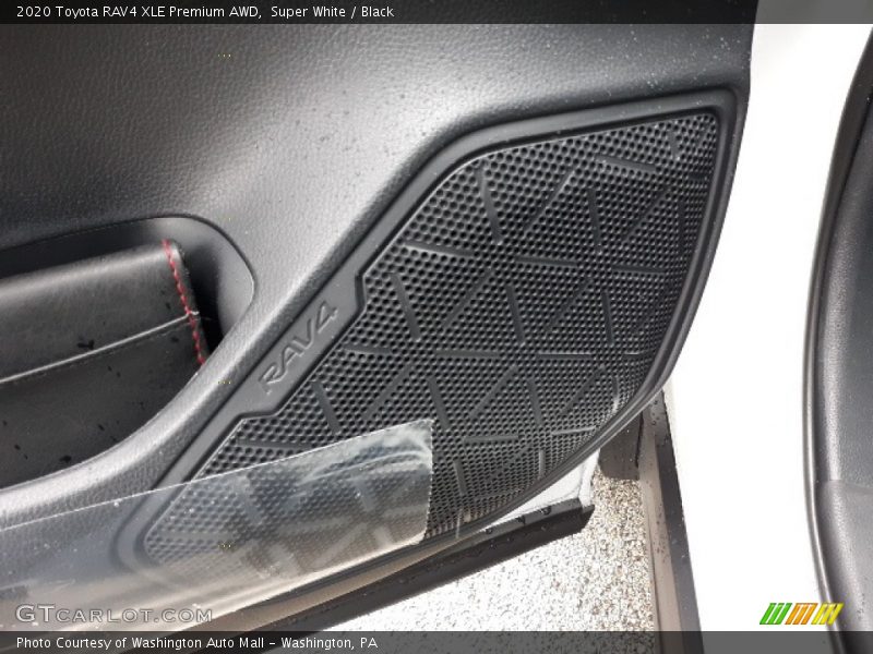 Super White / Black 2020 Toyota RAV4 XLE Premium AWD