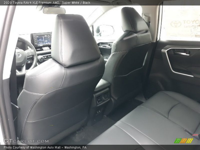 Super White / Black 2020 Toyota RAV4 XLE Premium AWD