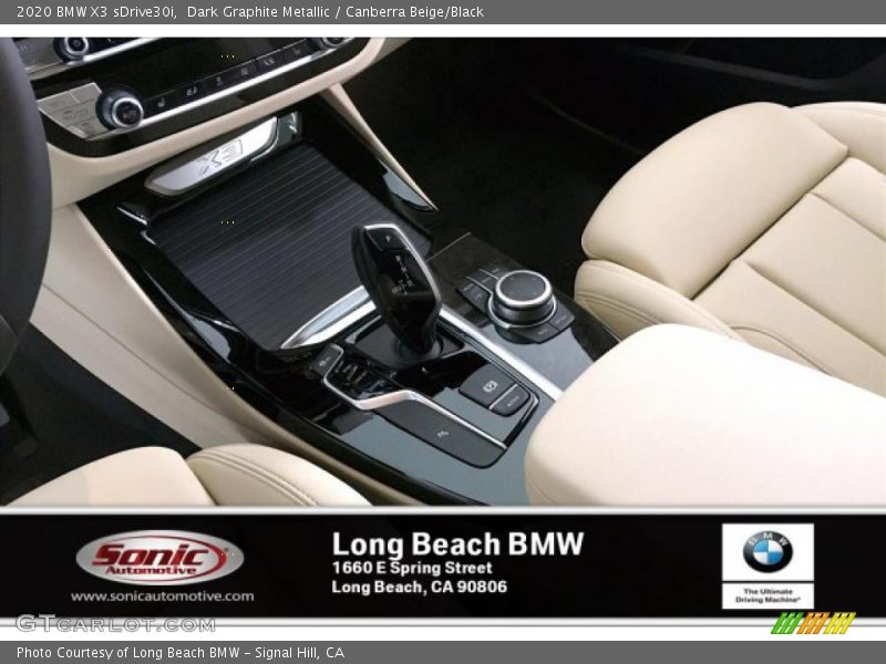 Dark Graphite Metallic / Canberra Beige/Black 2020 BMW X3 sDrive30i