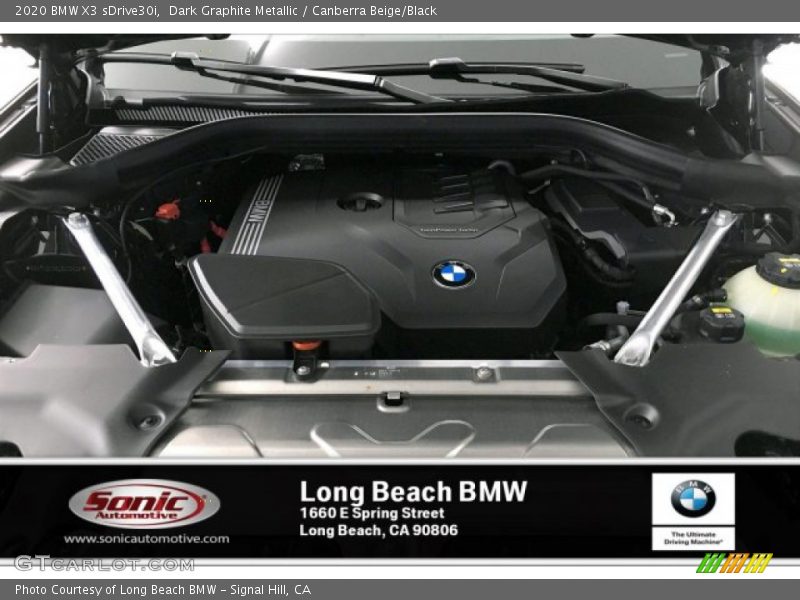 Dark Graphite Metallic / Canberra Beige/Black 2020 BMW X3 sDrive30i