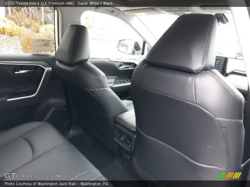Super White / Black 2020 Toyota RAV4 XLE Premium AWD