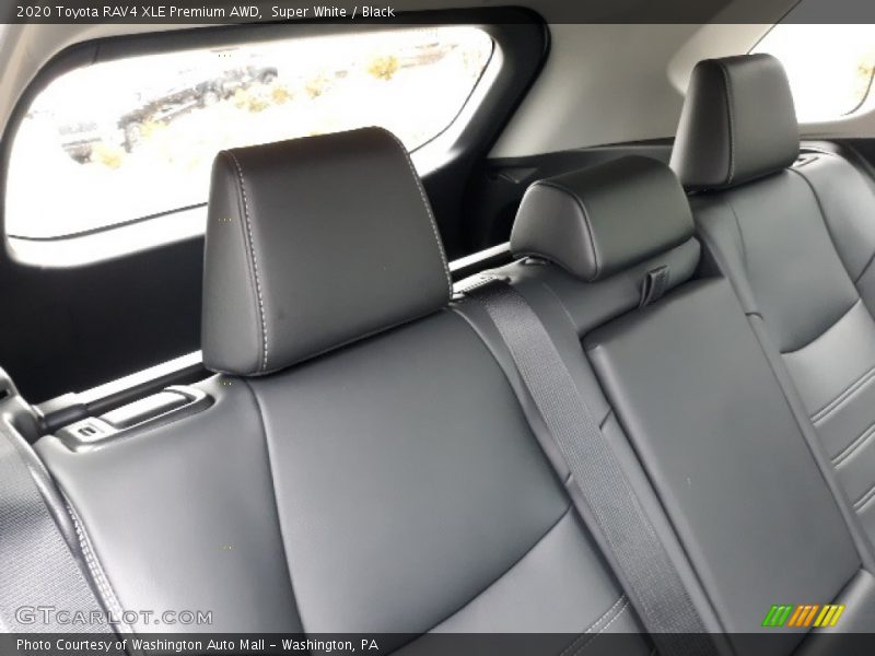 Super White / Black 2020 Toyota RAV4 XLE Premium AWD