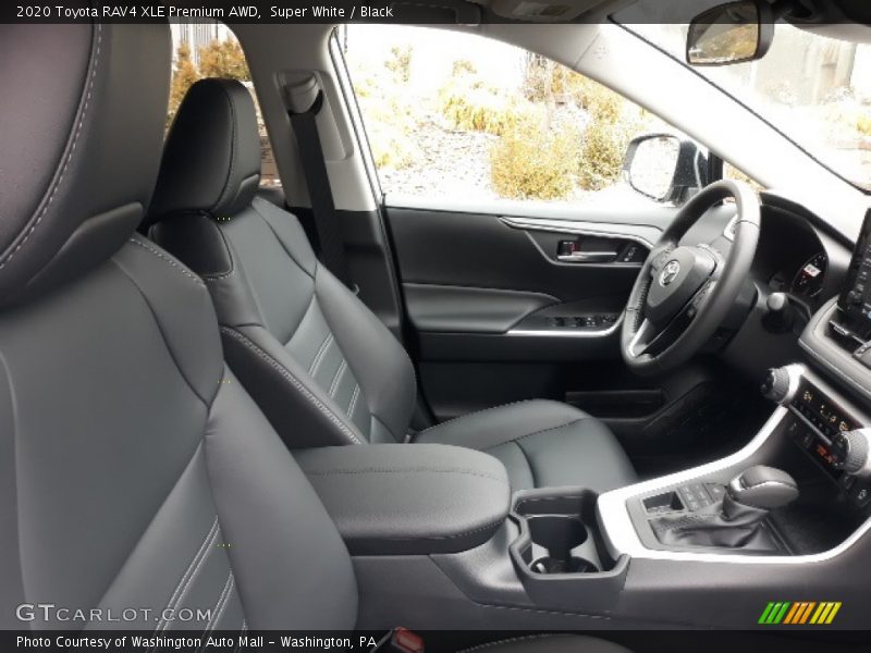 Super White / Black 2020 Toyota RAV4 XLE Premium AWD