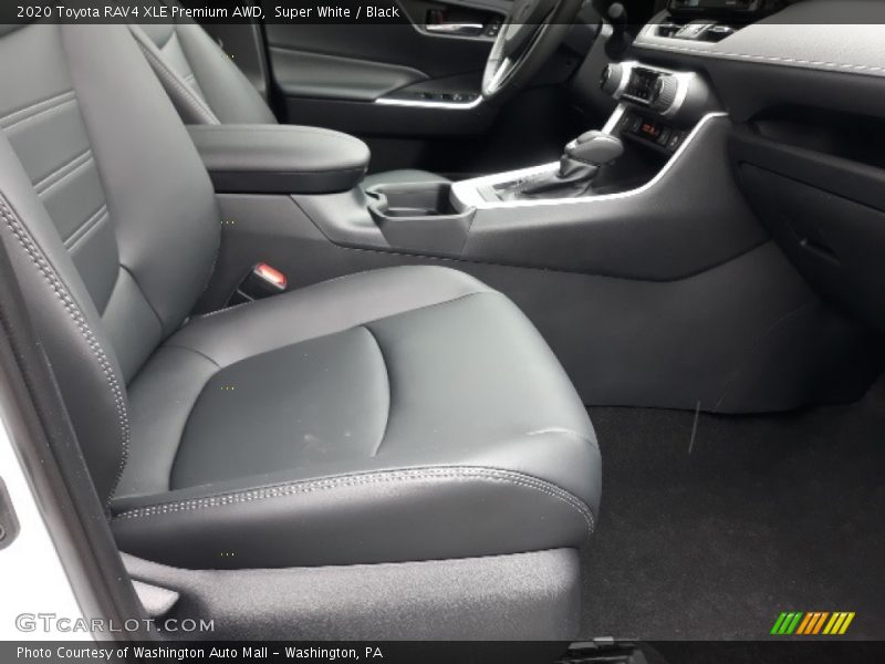 Super White / Black 2020 Toyota RAV4 XLE Premium AWD