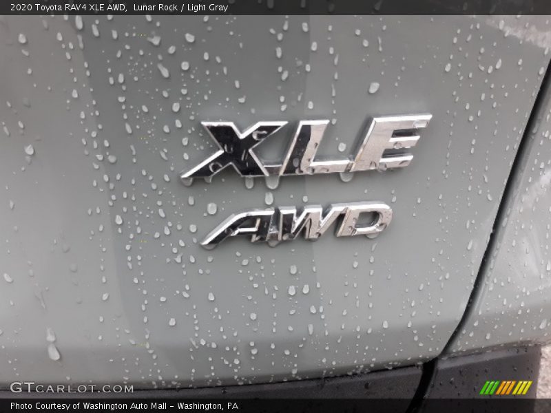 Lunar Rock / Light Gray 2020 Toyota RAV4 XLE AWD