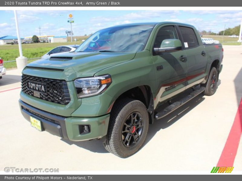 Front 3/4 View of 2020 Tundra TRD Pro CrewMax 4x4