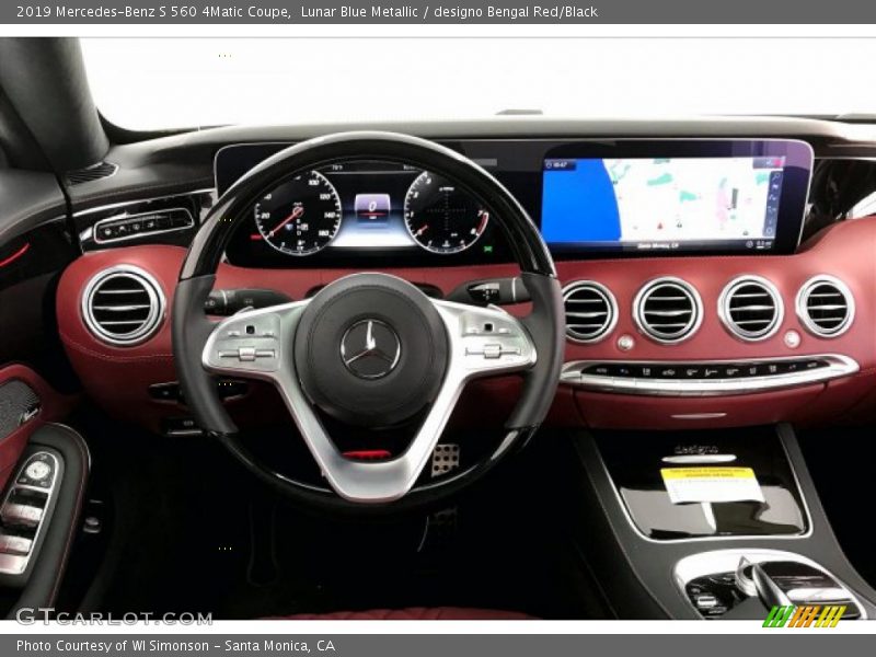 Dashboard of 2019 S 560 4Matic Coupe