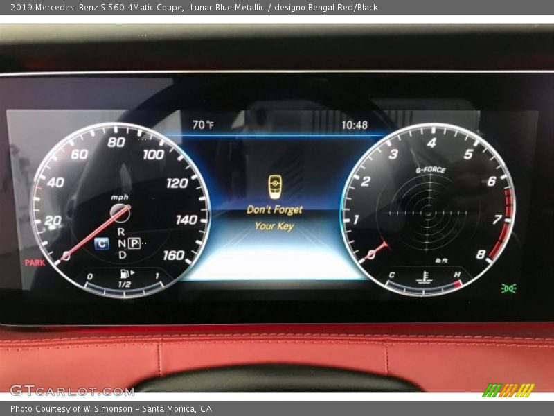  2019 S 560 4Matic Coupe 560 4Matic Coupe Gauges