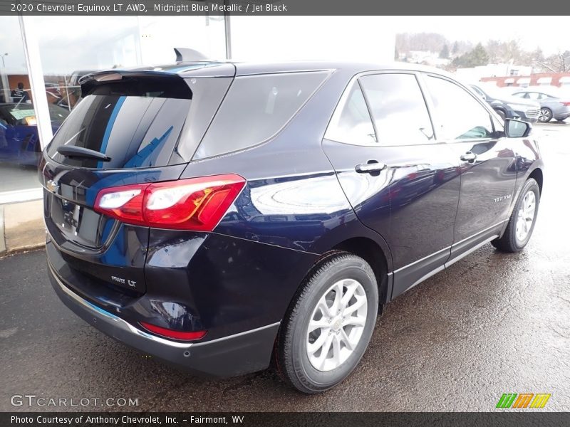 Midnight Blue Metallic / Jet Black 2020 Chevrolet Equinox LT AWD