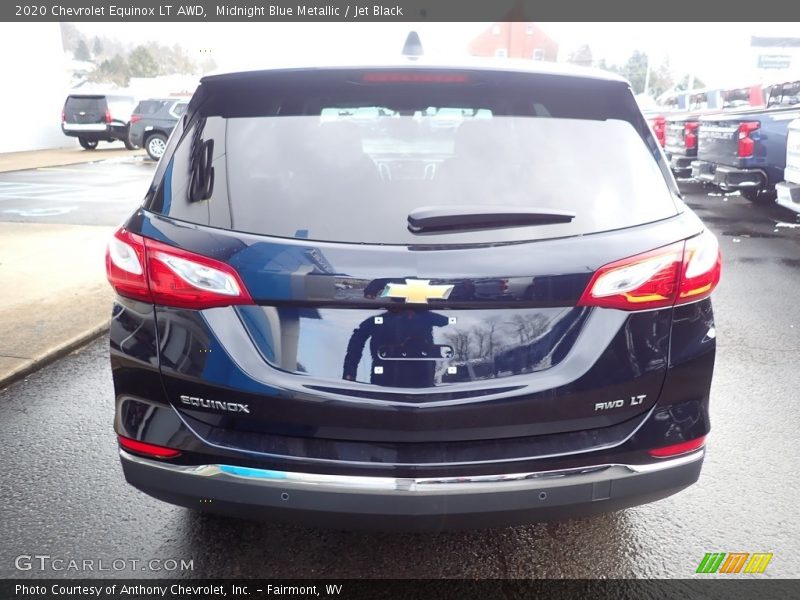 Midnight Blue Metallic / Jet Black 2020 Chevrolet Equinox LT AWD