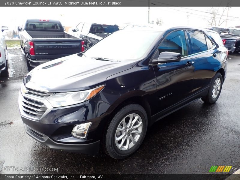 Midnight Blue Metallic / Jet Black 2020 Chevrolet Equinox LT AWD