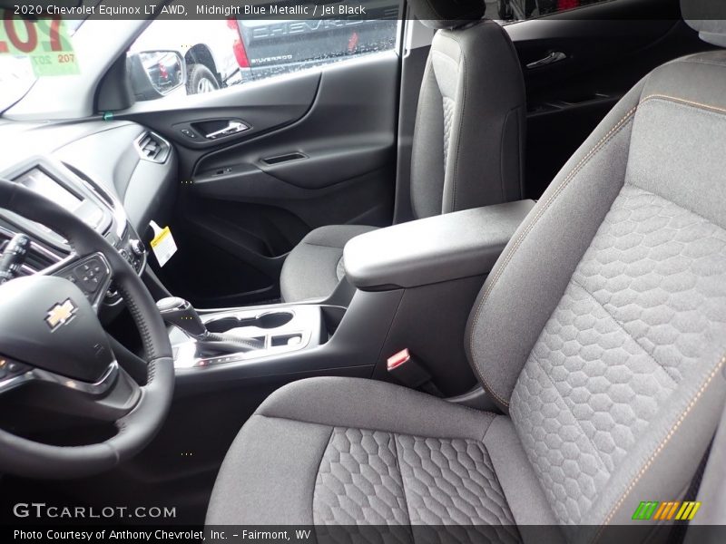 Midnight Blue Metallic / Jet Black 2020 Chevrolet Equinox LT AWD