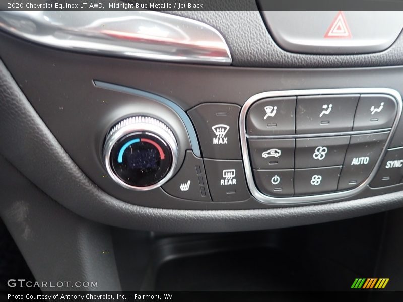 Midnight Blue Metallic / Jet Black 2020 Chevrolet Equinox LT AWD