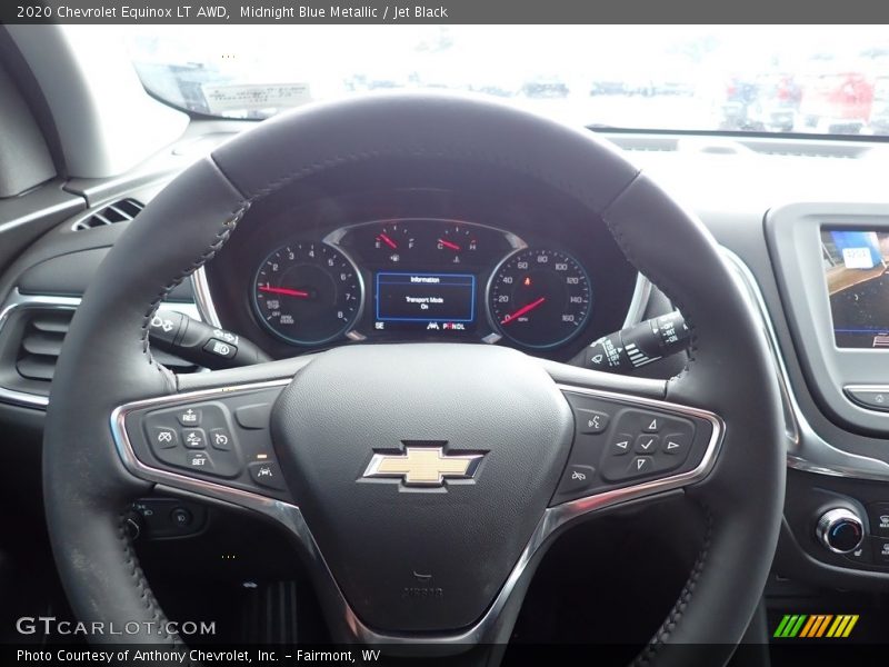 Midnight Blue Metallic / Jet Black 2020 Chevrolet Equinox LT AWD