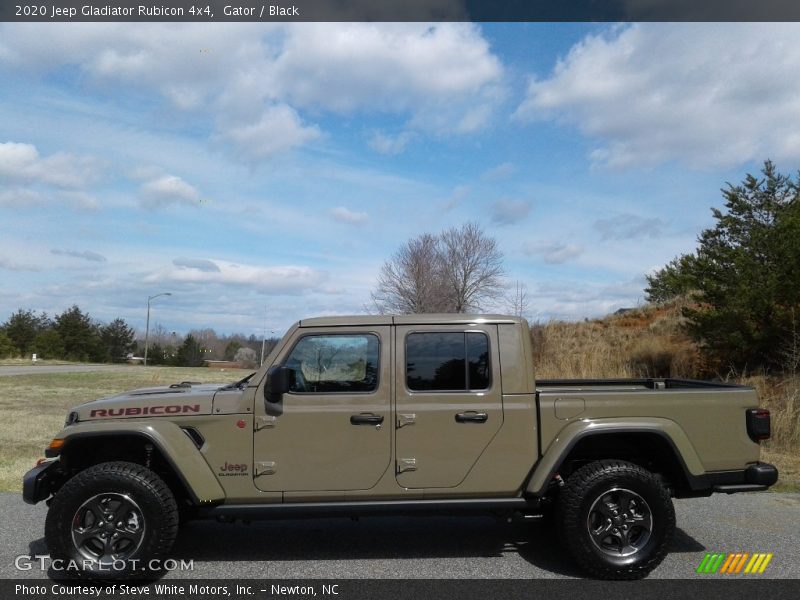 Gator / Black 2020 Jeep Gladiator Rubicon 4x4